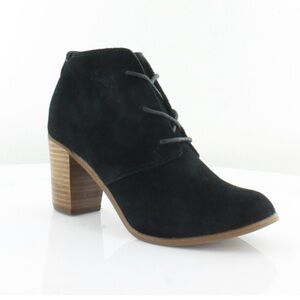 Women’s 5.5 Black Tom’s Lunata Heeled Ankle Bootie